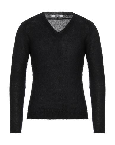 Mauro Grifoni Man Sweater Black Size 38 Polyamide, Alpaca Wool, Mohair Wool