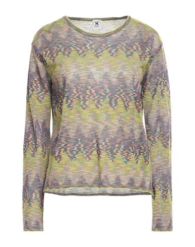M Missoni Woman Sweater Acid Green Size Xl Viscose, Cotton, Wool, Polyamide
