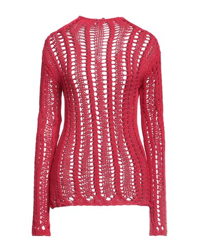 Attico The  Woman Sweater Red Size 6 Cotton
