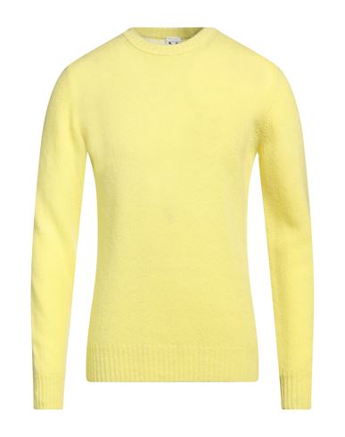 Molo Eleven Man Sweater Yellow Size 3xl Wool, Polyamide