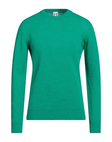 Molo Eleven Man Sweater Green Size 3xl Wool, Polyamide