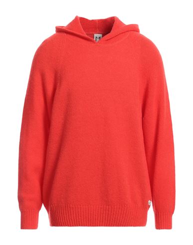 Molo Eleven Man Sweater Coral Size Xl Wool, Polyamide In Red
