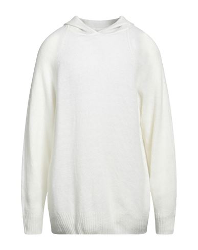 Molo Eleven Man Sweater Ivory Size Xxl Wool, Polyamide In White