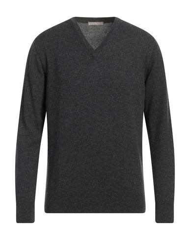 Andrea Fenzi Man Sweater Steel Grey Size 46 Cashmere