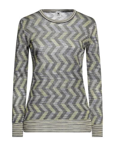 Shop M Missoni Woman Sweater Dark Green Size L Viscose, Wool, Polyamide