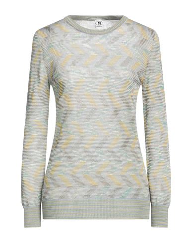 M Missoni Woman Sweater Light Grey Size Xl Viscose, Wool, Polyamide