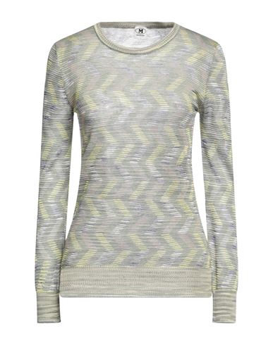 Shop M Missoni Woman Sweater Sage Green Size L Viscose, Wool, Polyamide