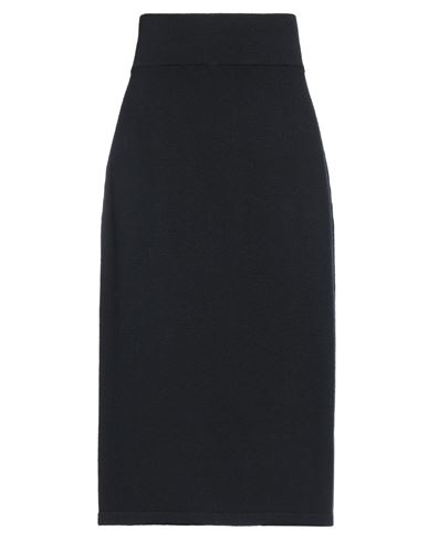 Shop Bellwood Woman Midi Skirt Black Size S Merino Wool, Cashmere