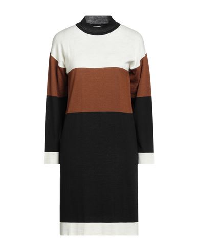 Massimo Rebecchi Woman Mini Dress Black Size Xs Wool, Acrylic