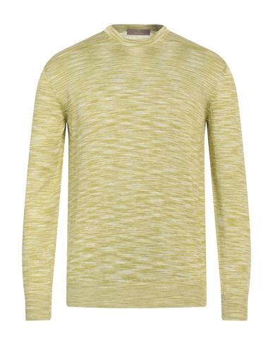 Cruciani Man Sweater Sage Green Size 44 Cotton