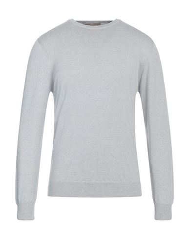 Cruciani Man Sweater Light Blue Size 46 Cotton In Grey
