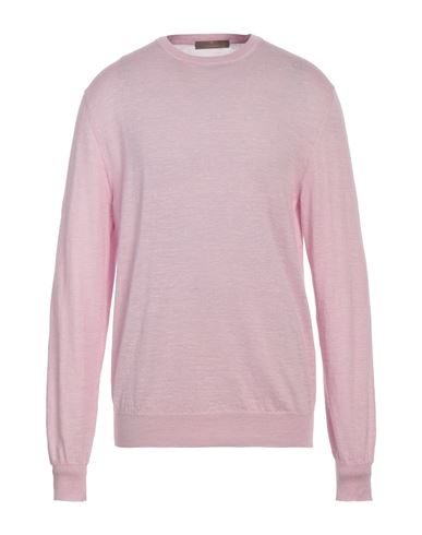 Cruciani Man Sweater Pink Size 40 Cashmere, Silk, Linen