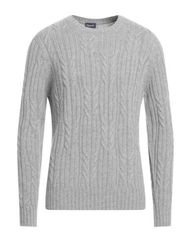 Drumohr Man Sweater Grey Size 42 Cashmere