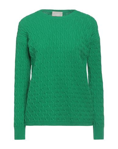 Drumohr Woman Sweater Green Size L Lambswool