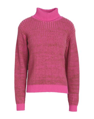 Drumohr Man Turtleneck Fuchsia Size L Cashmere In Pink
