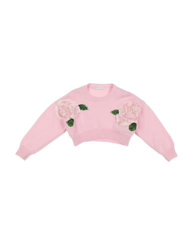 Monnalisa Babies'  Toddler Girl Sweater Pink Size 6 Wool, Virgin Wool, Polyamide