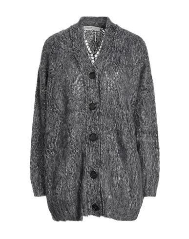 Philosophy Di Lorenzo Serafini Woman Cardigan Grey Size 0 Polyamide, Mohair Wool, Wool
