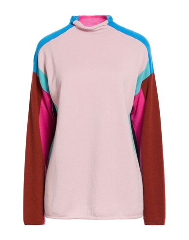 Rollkragenpullover Damen Hellrosa M Damen