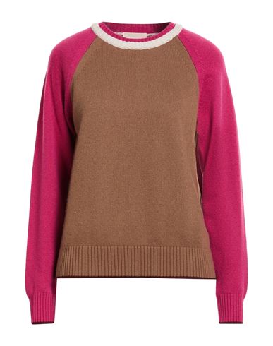 Drumohr Woman Sweater Brown Size S Cashmere In Blue