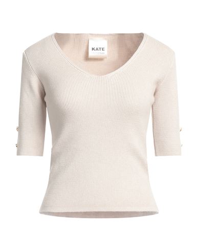 Kate By Laltramoda Woman Sweater Beige Size L Viscose, Polyester, Polyamide