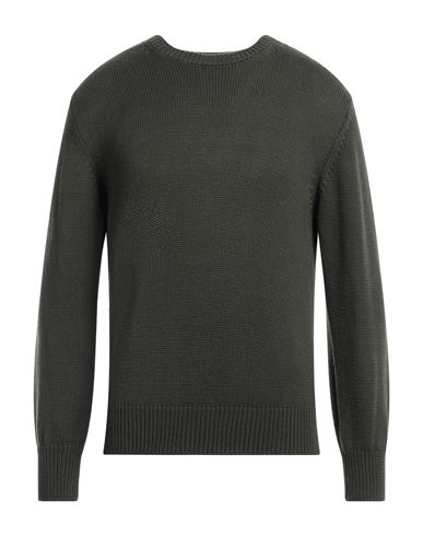 Bl'ker Man Sweater Military Green Size S Wool