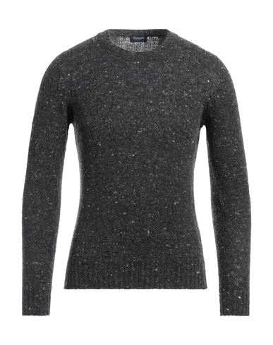 Drumohr Man Sweater Lead Size 42 Virgin Wool, Cashmere, Polyamide In Grey