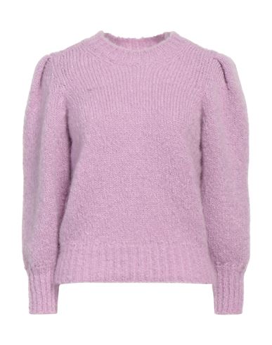 Shop Isabel Marant Woman Sweater Lilac Size 6 Mohair Wool, Polyamide In Purple