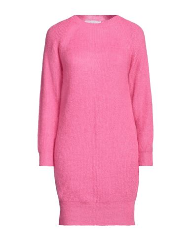 Kaos Woman Mini Dress Pink Size M Acetate, Polyamide, Mohair Wool