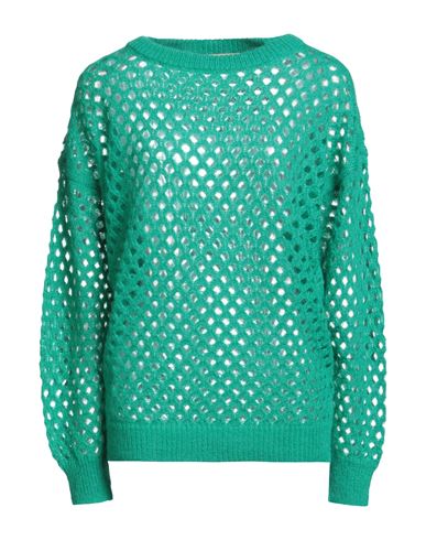 Twinset Woman Sweater Green Size Xs Polyamide, Mohair Wool, Wool In Green