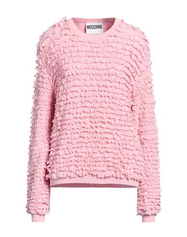 Shop Moschino Woman Sweater Pink Size 6 Polyamide, Elastane