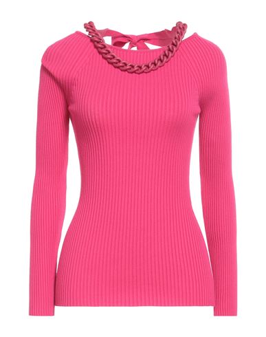 Giuseppe Di Morabito Woman Sweater Fuchsia Size 4 Viscose, Polyester In Pink