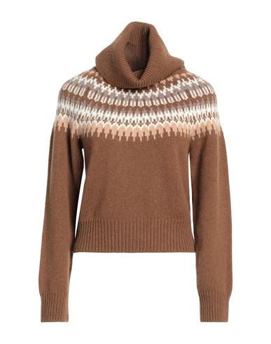 Rollkragenpullover Damen Braun XS Damen