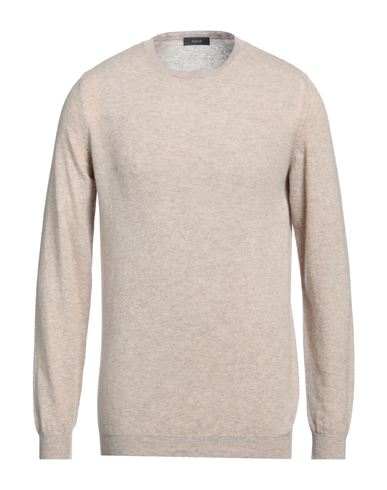 Kaos Man Sweater Beige Size L Wool, Cashmere
