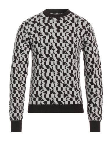 Shop Amiri Man Sweater Dark Brown Size M Cashmere