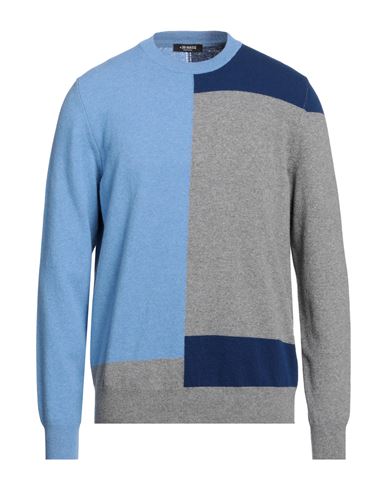 +39 Masq Man Sweater Slate Blue Size 42 Wool