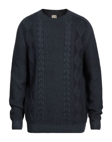 H953 Man Sweater Midnight Blue Size 44 Merino Wool