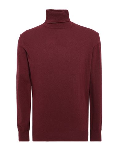 Vandom Man Turtleneck Burgundy Size Xxl Wool, Cashmere In Red