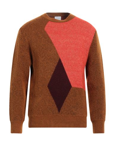 Sseinse Man Sweater Brown Size L Acrylic, Polyester, Elastane