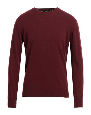 Vandom Man Sweater Burgundy Size Xl Wool, Cashmere In Red