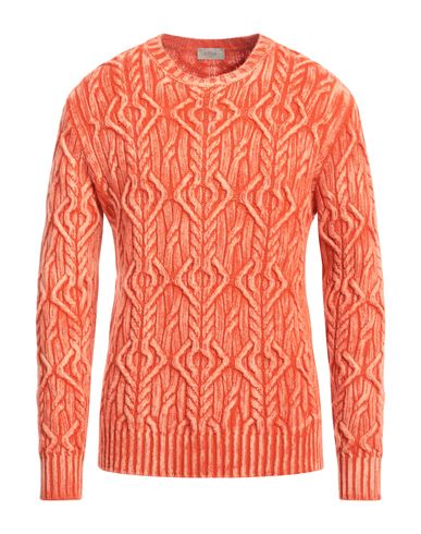 Altea Man Sweater Orange Size Xl Virgin Wool
