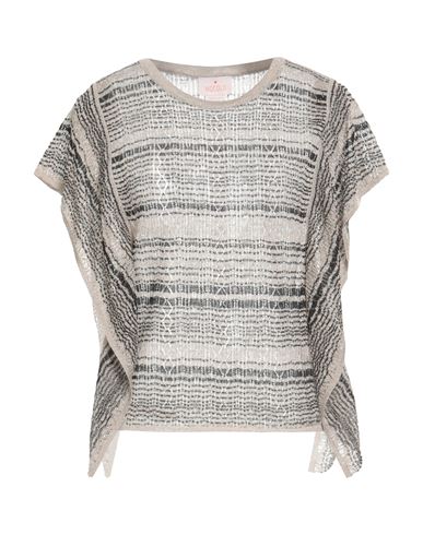 Nocold Woman Sweater Beige Size S Viscose, Polyester, Metallic Fiber
