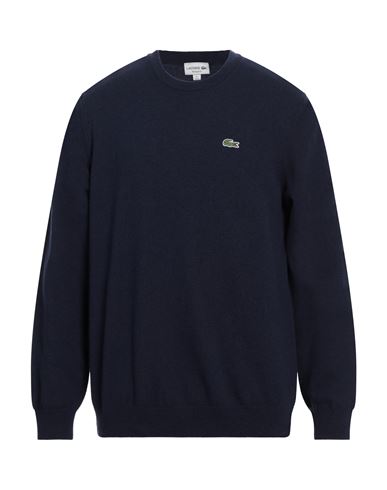 Lacoste Man Sweater Midnight Blue Size 5 Wool, Polyamide