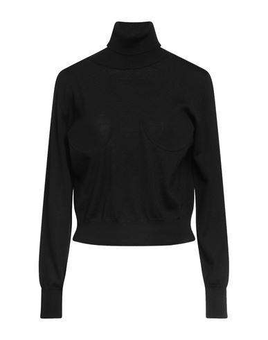 Man Turtleneck Black Size XL Wool