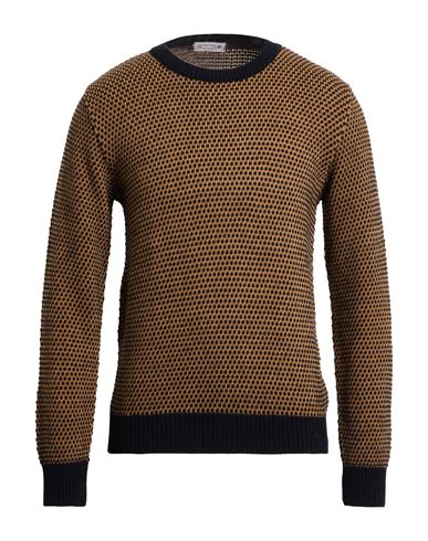 Daniele Alessandrini Homme Man Sweater Midnight Blue Size 36 Wool, Acrylic, Alpaca Wool In Brown