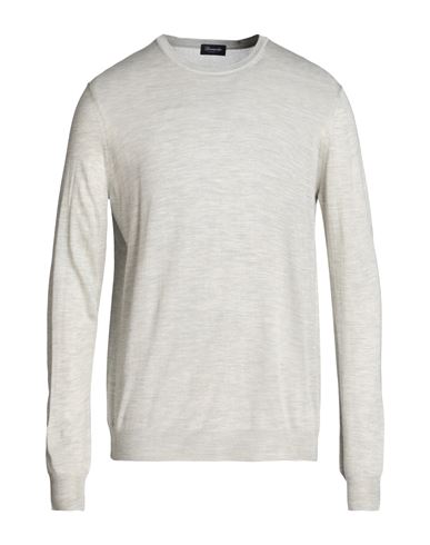 Drumohr Man Sweater Grey Size 44 Silk