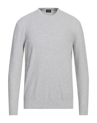 Shop Drumohr Man Sweater Off White Size 40 Cotton