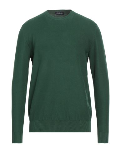 Drumohr Man Sweater Green Size 42 Cotton