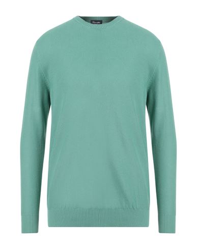 Shop Drumohr Man Sweater Light Green Size 40 Cotton