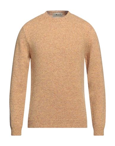 Irish Crone Man Sweater Yellow Size Xl Virgin Wool