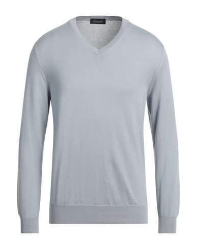 Drumohr Man Sweater Grey Size 42 Cotton